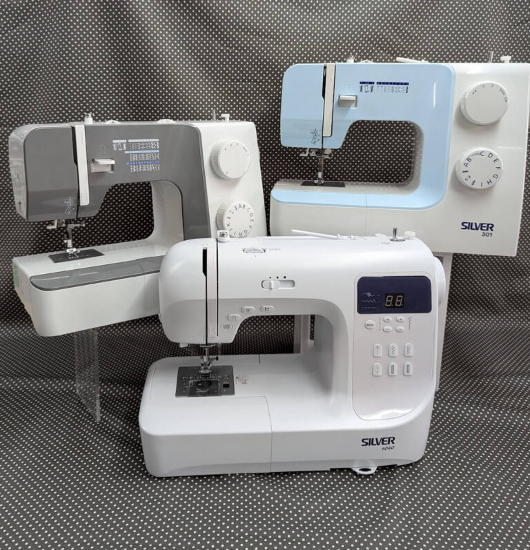 selection of 3 sewing machines